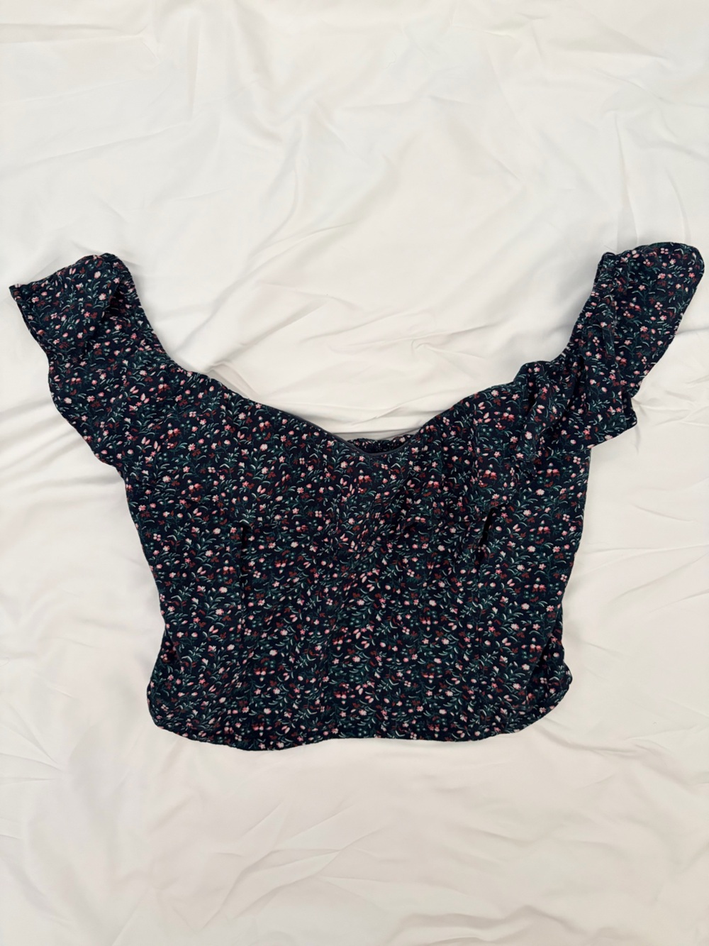 Kids Floral Print Black Bottoms - Comfortable Everyday Wear